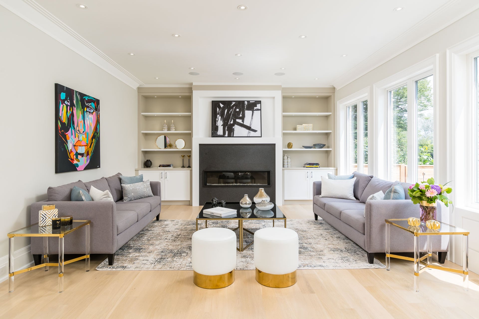 staging your home during winter